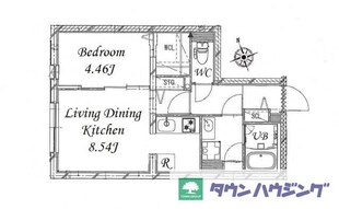 フラッフィー市谷台町の物件間取画像